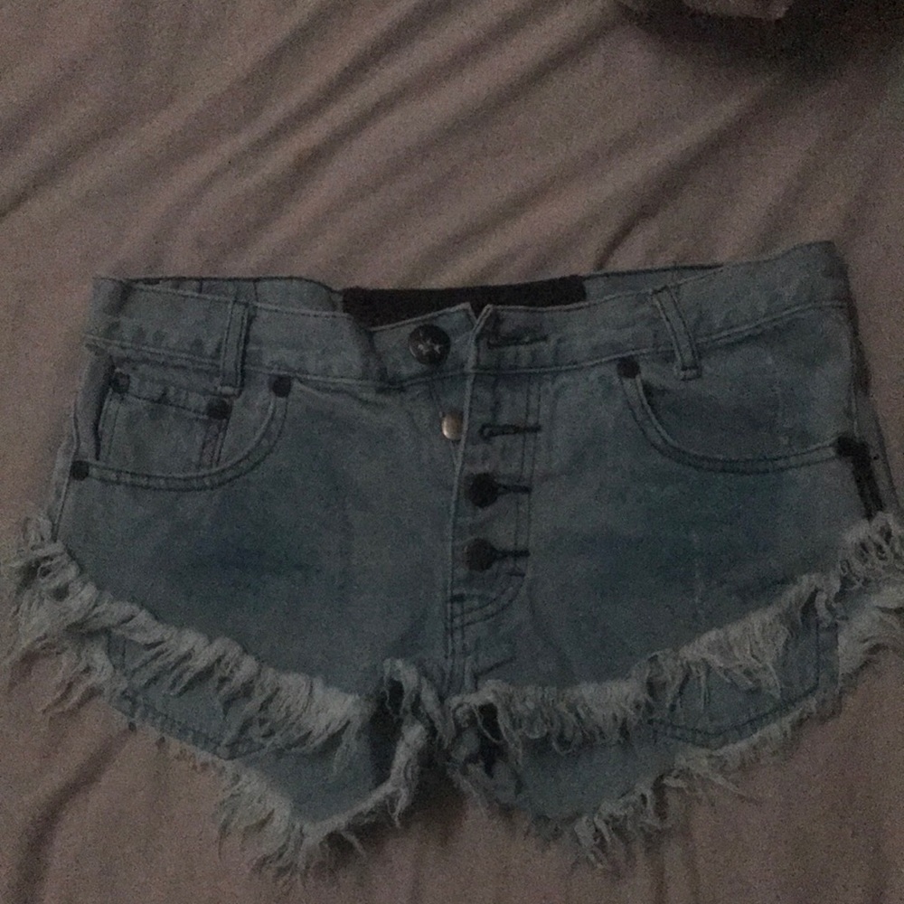 One teaspoon denim shorts